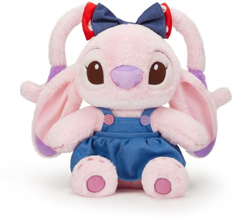 Disney Store Official, Lilo y Stitch, Ángel, Peluche, 30 cm, Adorable Peluche de alienígena, para Todas Las Edades