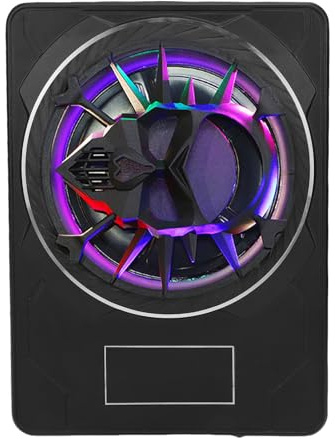 Ausla Subwoofer para Auto Debajo del Asiento, 10 Pulgadas 800W Potencia Máxima 220W RMS con Luces LED Azules Pulsantes, Amplificador Integrado, Filtro de Paso Bajo, para Auto (Colorful)