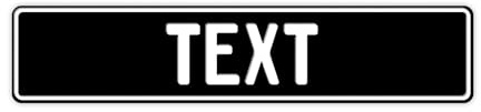 Funschilder.de – Blechschild selbst gestalten (520 x 110 mm), buntes Namensschild für Haustür, Türschild für Kinderzimmer, individuell gestaltetes Kennzeichen aus Aluminium, Made in Germany