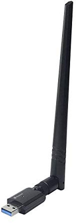 Dynamode WL700-ART- AC 600Mbps High Speed Dual Band 5 Ghz / 2.4GHZ Wi-fi Nano Dongle, High Gain Antenna Plug N' Play USB Adapter For Desktop, Laptop Ideal For Windows 10/8.1/8/7/XP, Mac Os and Linux