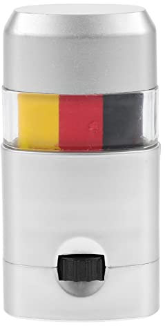 Gatuida Fan-Flagge Kosmetisches Pigment Körper-Make-up-Farbe Fahnenfarbe Flaggen-körperlackstift Deutschland Flagge Malen Halloween-schminkset Party Schminkdekor Metall Gesicht
