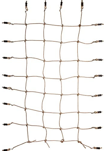 GK Kletternetz mit Maschenweite ca. 25x25 cm, Seile aus Polypropylen, Breite x Höhe: (125 x 200 cm)