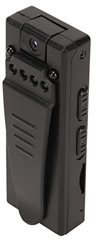 Mini Telecamera per il Corpo, Telecamera per il Corpo della Polizia Indossabile HD 1080P Telecamera per il Corpo Portatile con Rilevamento del Movimento della Luce Ausiliaria
