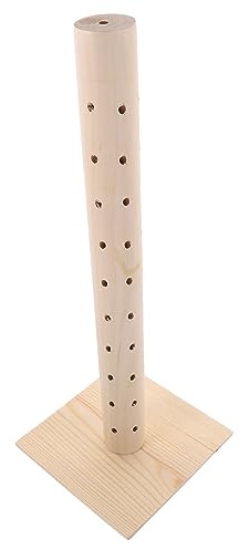 PRETYZOOM Support De Sucettes Bois Présentoir à Sucettes Pour Fêtes Anniversaires Support à Bonbons Organisateur De Rangement