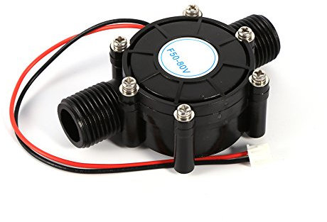 10W High Power Mini Water Flow Turbine, Atmospheric Micro Water Hydro Generator, Hydroelectric Charging Tool Portable Water Charger for Charging Small Battery Mobile Phone Led Lights (80, Volts (DC))
