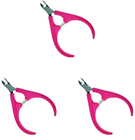 Healeved 3 Piezas cortador de cutículas cortaúñas encarnadas herramienta para uñas encarnadas herramientas para uñas ferramentas pinza de manicura pinza para cutículas portátil