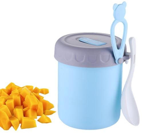 Récipient à soupe – Porte-bouteille alimentaire, pot isotherme anti-fuite en acier inoxydable 304, tasse à soupe isotherme japonaise en acier inoxydable 304, tasse à lait portable pour dessert pour