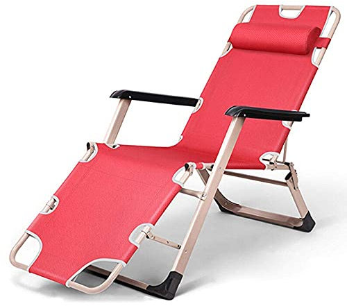 Liegestuhl, Gartenstühle, Liege- und Klapp-Liegestuhl, Outdoor-Klapp-Loungesessel, Schwerelosigkeit, für Outdoor, Camping, Terrasse