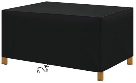 VIRSUS 1 Copertura Protettiva per Tavolo da Esterno 4609, misura 200x120x80 cm, Tessuto Oxford Impermeabile, Telo Protezione da Polvere, Pioggia, Neve, Raggi UV per Tavolo Giardino