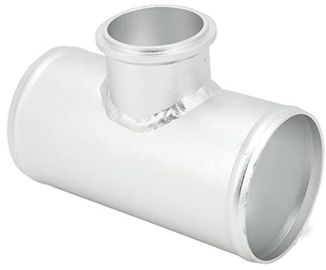 Brida BOV Universal de 50 Mm con Banda en V, Sujeción Segura, Aluminio Plateado, Válvula de Descarga de 50 Mm [piezas de automóvil]