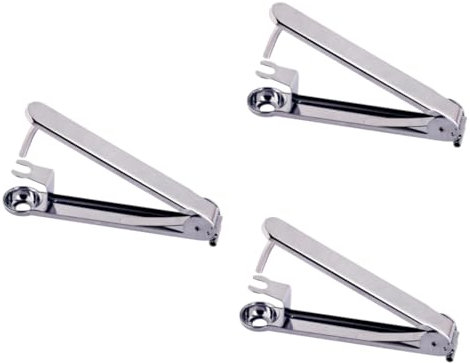 OKUMEYR 3pezzi Date Corer Acciaio Inossidabile Snocciolatore per Ciliegie e Frutta Rimuovi Nocciolo Efficiente per Torte e Pizze