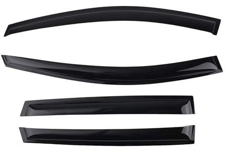 maXpeedingrods 4Pcs Door Wind Deflectors for Ford Kuga 2012-2019 | Auto Front Rear Side Window Deflectors Weather Shields Visors Rain Guards Set Outside Mount Black Tinted