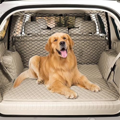 Mesh Dog Car Net Barrier for Volvo S40 (2004–2012),Pet Restraint Car Backseat Divider,Cargo Area Travel Trunk Mesh Net Screen Barricade
