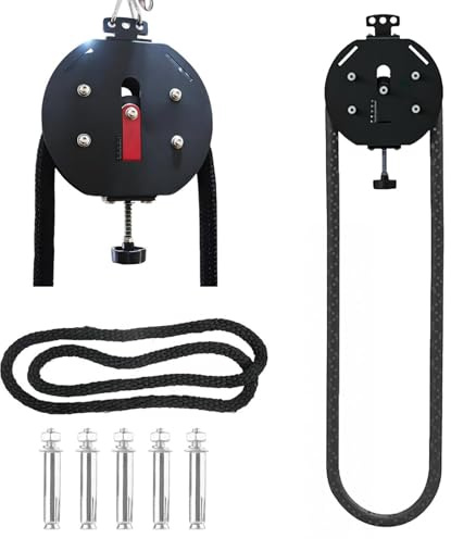 Seiltrainer mit einstellbarem Widerstand | Ganzkörper-Suspendierungs-Riemenscheibe Kabelmaschine für Zuhause und Fitnessstudio | Fitnessgeräte