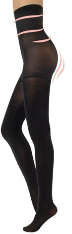 CALZITALY Blickdichte Shaper Strumpfhose Hoher Taille Damen 80 DEN