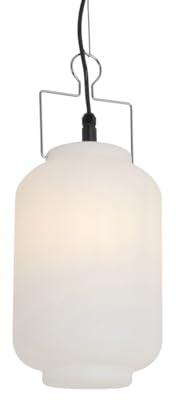 Qazqa Modern außen Pendelleuchte, Pendellampe für den Garten - Pion - max. 23W, Geeignet für LED, 21cm, IP44, Rund