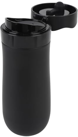 YUYTE de Prensa Francesa, Acero Inoxidable Portátil de 320 Ml, Grado Alimenticio, Taza a Prueba de Fugas con Aislamiento de Doble Pared para Viajes, Cocina, Camping