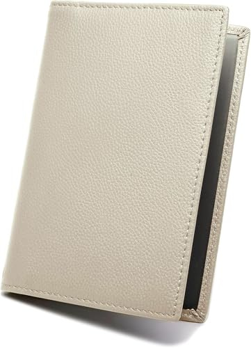 FOMAX Echtleder Schutzhülle für Reisepass, 100% Leder, stilvolle Reisepasshülle, Travel Wallet, Etui für Reisen, Passport case Hülle