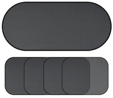 GHAEKEBC Pare-Soleil Universel Voiture Pare-Brise Pliable Réflecteur Protection Solaire Vitres Voiture. Pare-Soleil pour vitres de Voiture(5 pièces)