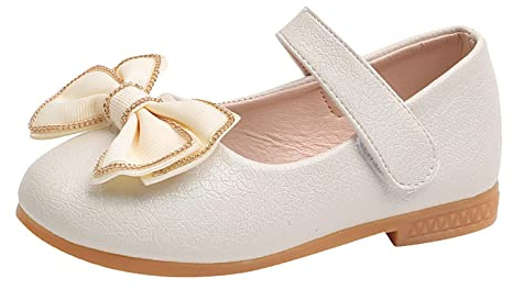 Flicka, Mary Jane halvskor, eleganta prinsesskor, barn, baby, ballerinaskor, bröllopsskor, platta kläder, festskor, barnskor, skolskor, konstläder, lackskor, kostymskor, Guld, 32 EU