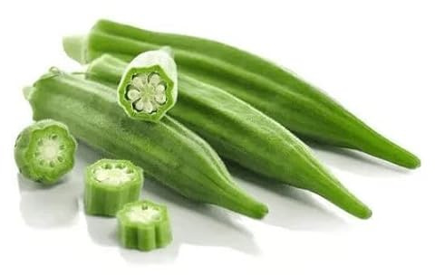 50ct+ Organic Clemson Spineless Okra Seeds for Planting Vegetables Garden Seeds-秋葵. High Yield, Easy to Grow Non GMO Seeds Heirloom Vegetable Seeds for Home Gardening & Harvest