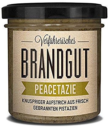 Pistazien-Aufstrich mit Meersalz.
