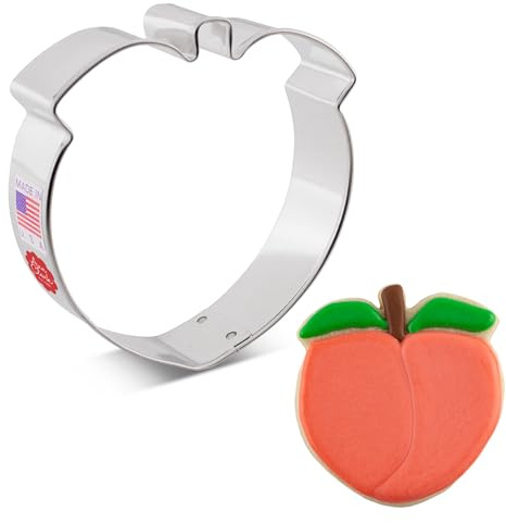 Ann Clark Peach Cookie Cutter, 3-1/4 Made in USA