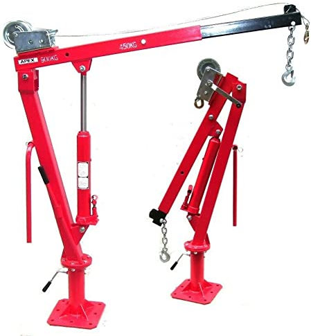 Apex Pickup Kran 06157 Ladekran mit Seilwinde 900kg Hebekran 0,9 to LKW Kran Winde AWZ