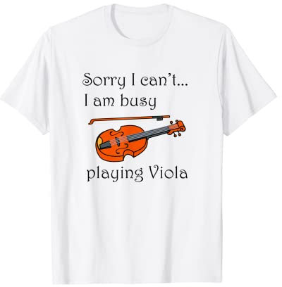 Orchester Musikinstrument Bratscher Bratsche Spieler T-Shirt