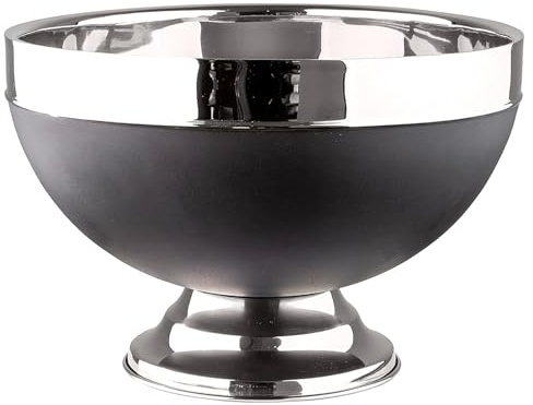 Fink ANDOR/Punchbowl,schwarz,Edelst./D.32cm,H.21,5cm