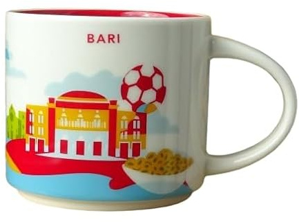 STARBUCKS - Bari (Italia) You Are Here Collection, Taza de Café 414ml