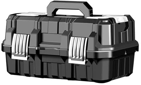 Scatola organizer per attrezzi, organizer e conservazione, a 3 strati, pieghevole, impermeabile, per strumenti hardware, robusta, multifunzionale, grande