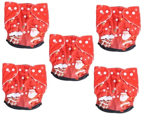 ibasenice 5stücke Wasserdichte Babywindelhose Verstellbare Töpfchentrainingshose Für Jahre Aus Atmungsaktivem Material Waschbar Und Hautfreundlich Unisex Design Mit Cartoon-muster