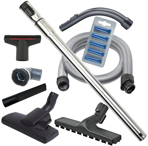 Filtamagic Complete Service Kit Compatible with Miele S8 S8000 SG Series Telescopic Extension Tube, Hose, Floor Tools & Hand Tools + 10x Free Vac Fresheners