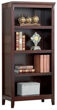 Büroschrank Bücherregal aus massivem Holz, bodenstehendes Bücherregal, Wohnzimmer-Aufbewahrungsschrank, Gitterschrank, Seitenschrank, Heim-Aufbewahrungsschrank, Aufbewahrungsschrank Modernes Büromöbel