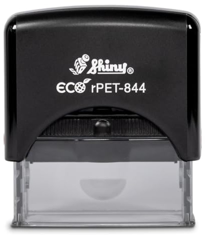 Personalisierter Adressstempel 58 x 22 mm für bis zu 5 Zeilen - mit eigenen Texten und Logos - Selbstfärbender Stempel, Firmenstempel, Bürostempel