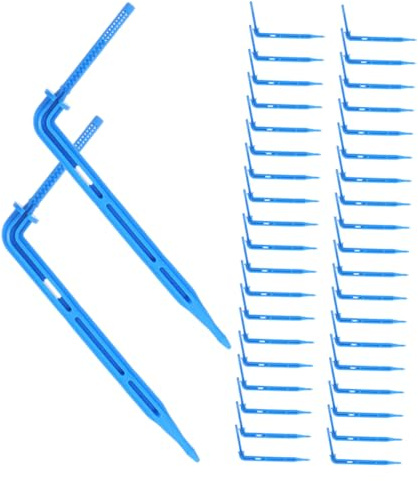 Toyvian 200pcs Professional Greenhouse Drip Irrigation System Drip Irrigation Dripper Watering Spikes Tools Parts Automatic Stake