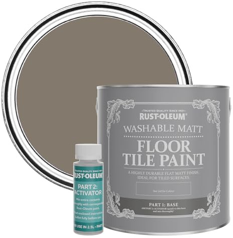 Rust-Oleum Washable Matt Floor Tile Paint - Windy Nook 2.5L