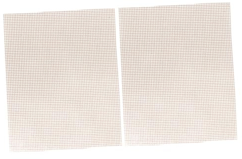 ROMISBABA 2 Pièces Tapis de Cuisson BBQ Réutilisable Maille Antiadhésive pour Grill Barbecue Résistant et Facile à Nettoyer pour Pique et Cuisine Extérieure