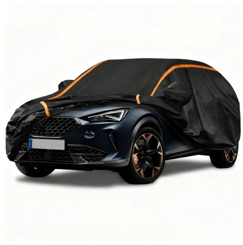 Auto Abdeckplane für Seat/Cupra Formentor(2020-2025) | UV Schutz Staubdicht Winddichte, Allwetterschutz mit Reflektierenden Streifen