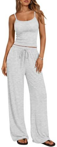 Trendy Queen Women's 2 Piece Lounge Set – Soft Matching Vacation Outfits for Travel, Airport, and Casual Wear