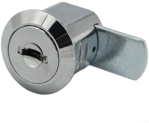 Zinc Alloy Drawer Cabinet Lock, Tongue Lock for Steel File Office Desk, Metal Toolbox Latch Security Sliding Cam Lock System
