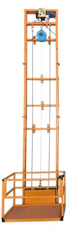 Piattaforma elevatrice elettrica Elevatore for carichi da magazzino Piattaforma elevatrice 500 kg Uso interno Piccolo e semplice piattaforma di sollevamento