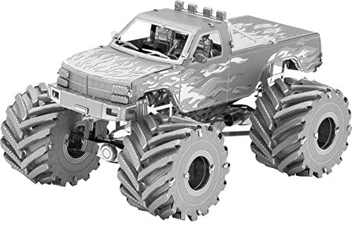 Metal Earth 3D Metallbausatz Fahrzeug Gelände Monster Truck ab 14 Jahre | Präzise lasergeschnittene Metallteile zum Zusammenstecken ohne Klebstoff. Detailreiche Modelle mit bebilderter Bauanleitung