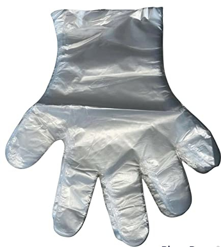 Nergiz PE Einweghandschuhe Bäckerhandschuhe Transparent L 1000 Stück (10x100er)