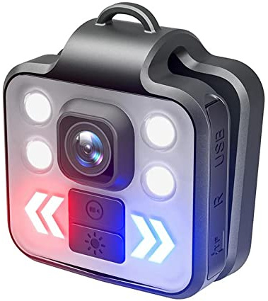 Body Camera 1080P con Registrazione e Video, Mini Videoregistratore Indossabile Wireless di Sicurezza per Sport All'aria Aperta Portatile per Poliziotto Domestico per Bambini