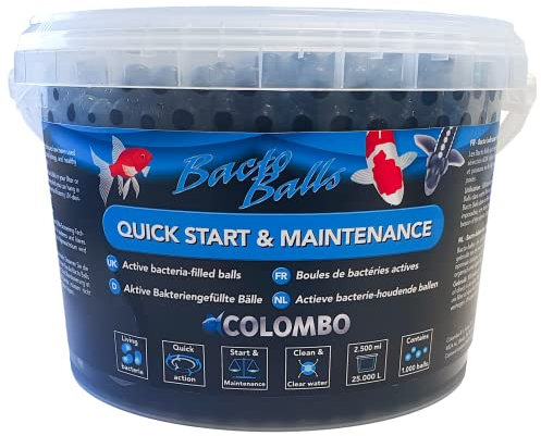 Colombo Bacto Balls 2.5 Litres Pond Bacteria Clear Clean Water Healthy Plants Fish Koi