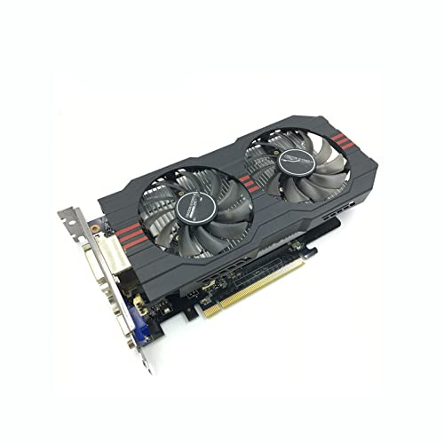 Taygate Carte Graphique de Jeu Fit for ASUS Carte Graphique Originale GTX 750 Ti 2GB 128 Bit Gddr5 Cartes Vidéo for Nvidia Geforce GTX 750 TI Utilisé VGA Cartes 1050 GTX750 TI