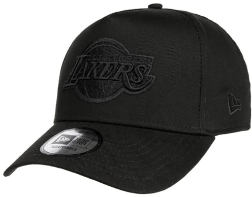 New Era Seasonal E-Frame Lakers Cap Basecap Baseballcap NBA LA Los Angeles Herren - Snapback, mit Schirm Winter Herbst Frühjahr Sommer Frühling-Sommer Herbst-Winter - One Size schwarz