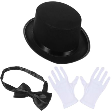 Ciieeo Detektivkostüm Handschuhen und Fliege für Unisex-verkleidungen zum Spielen Cosplay und Halloween-partys als Requisiten